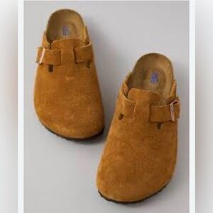 Birkenstock Boston Clogs - Caramel